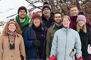 Hilly, Nick, Anita, Rob, Doug, Caroline, Connor and Sarah in Frontenac Park