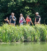 Judy, Terry, Caroline, Jen and Nick, Bodiam Castle