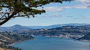 Otago peninsular looking down to Dunedin