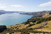 View from the Otago Troopers Memorial, Otago peninsular