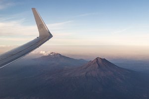 Volcanoes ringing Mexico City